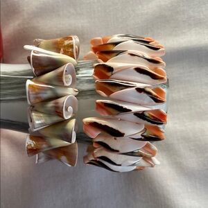 Lot of 2 Unique Hawaiian Shell Bracelets